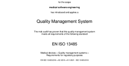 ISO13485 mdc E